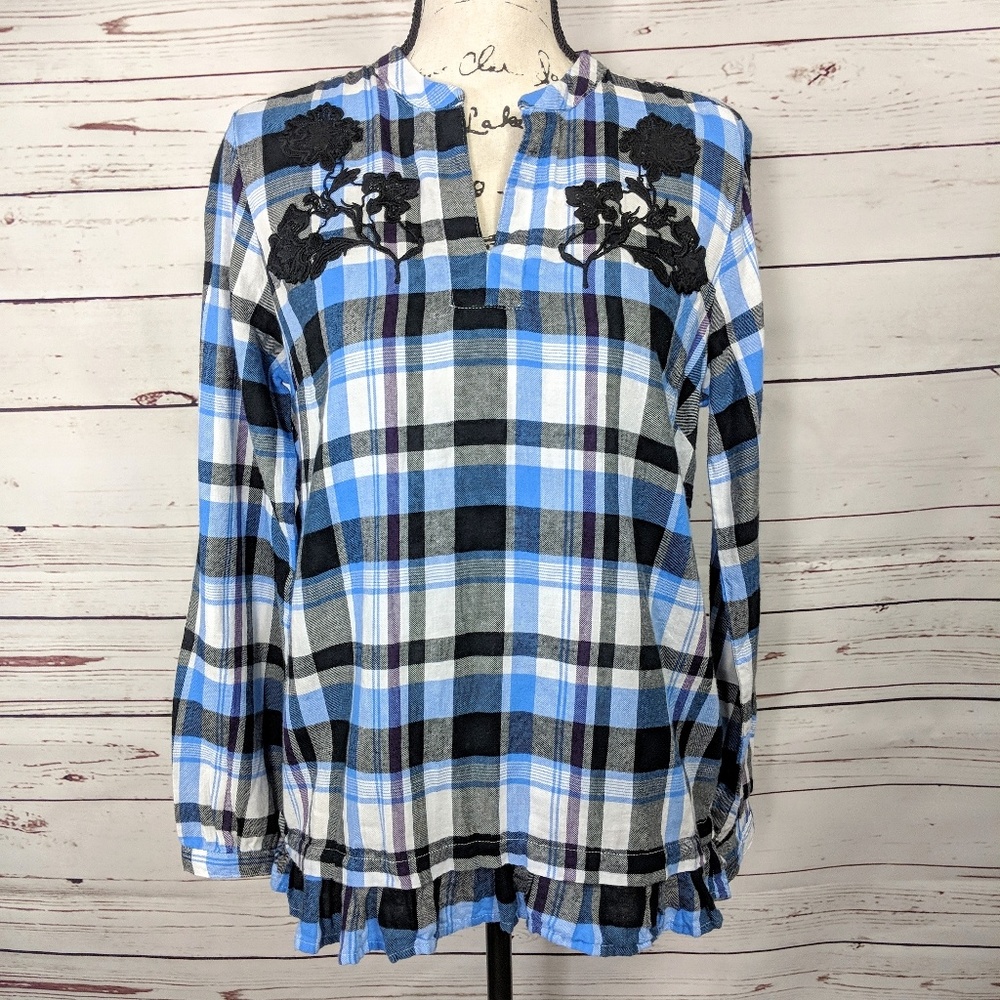 Joe Fresh Plaid Flannel Blouse